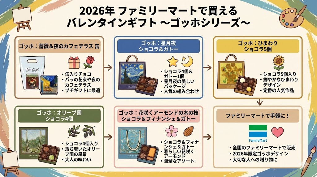 【2026年版】ファミリーマートで買えるバレンタインギフト